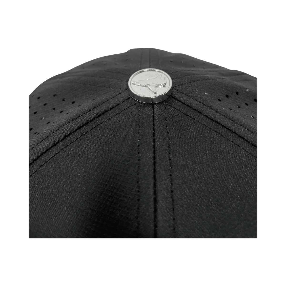 Midnight Black PVC Performance Snapback Hat - Get Tight Gear