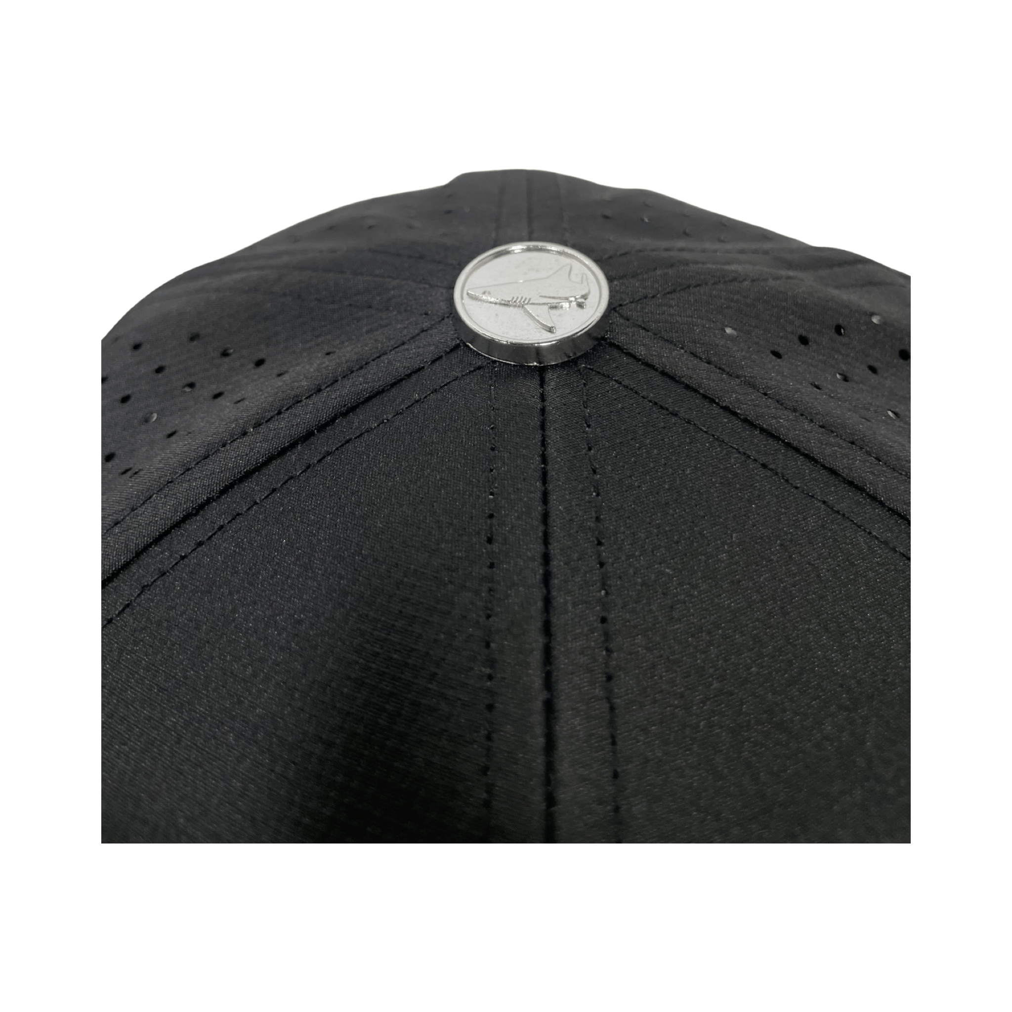 Midnight Black PVC Performance Snapback Hat - Get Tight Gear