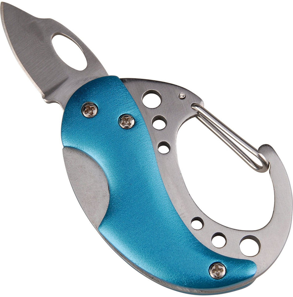 Mini Carabiner Knife Blue - Get Tight Gear