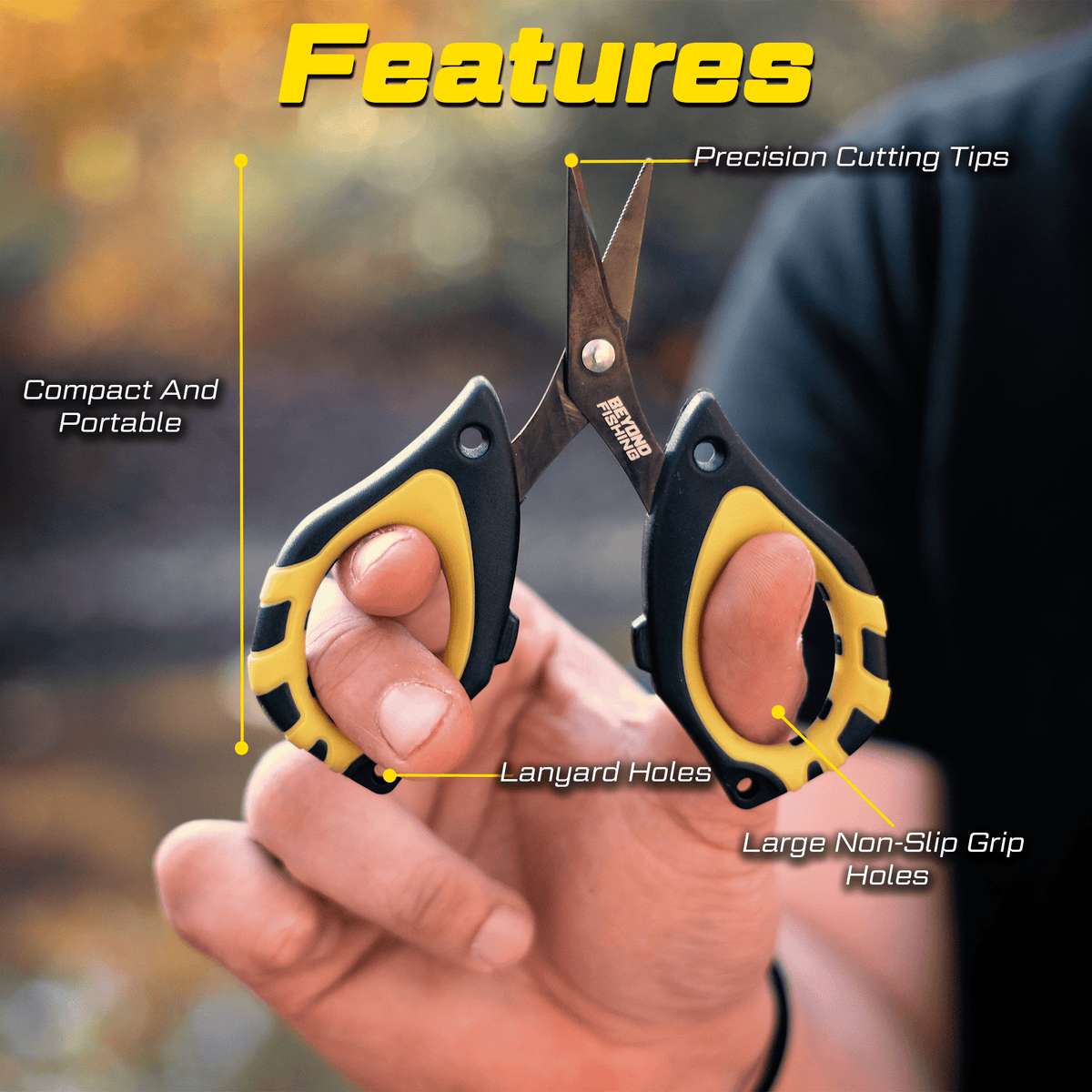 Mini Scissors for Cutting Braided Fishing Line - Get Tight Gear