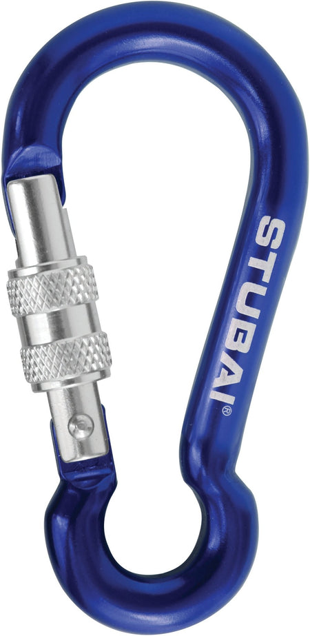 Minikarabiner Screw Gate Blue - Get Tight Gear