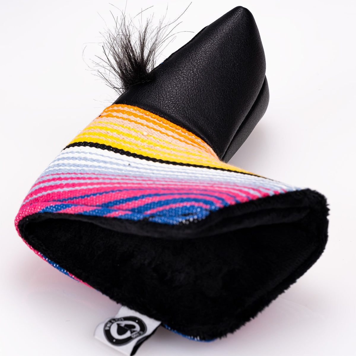 Mustache Sugar Skull - Blade Putter Cover Black - Get Tight Gear