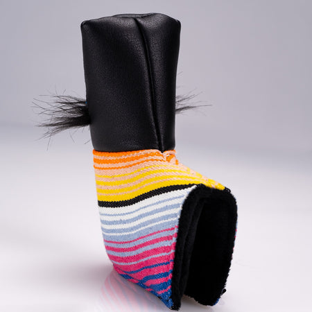 Mustache Sugar Skull - Blade Putter Cover Black - Get Tight Gear