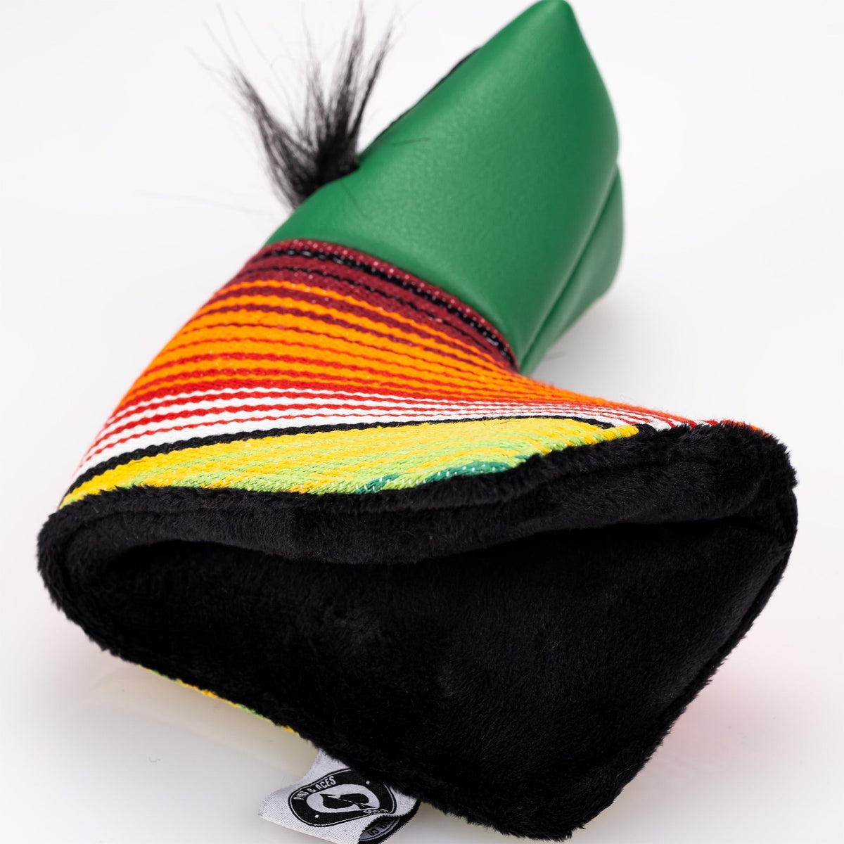 Mustache Sugar Skull - Blade Putter Cover Green - Get Tight Gear