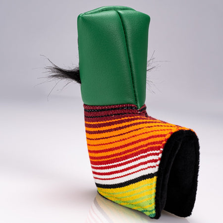 Mustache Sugar Skull - Blade Putter Cover Green - Get Tight Gear