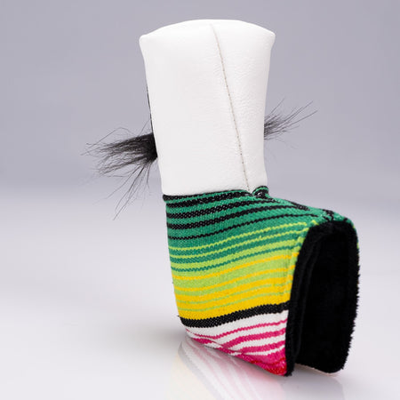 Mustache Sugar Skull - Blade Putter Cover White - Get Tight Gear