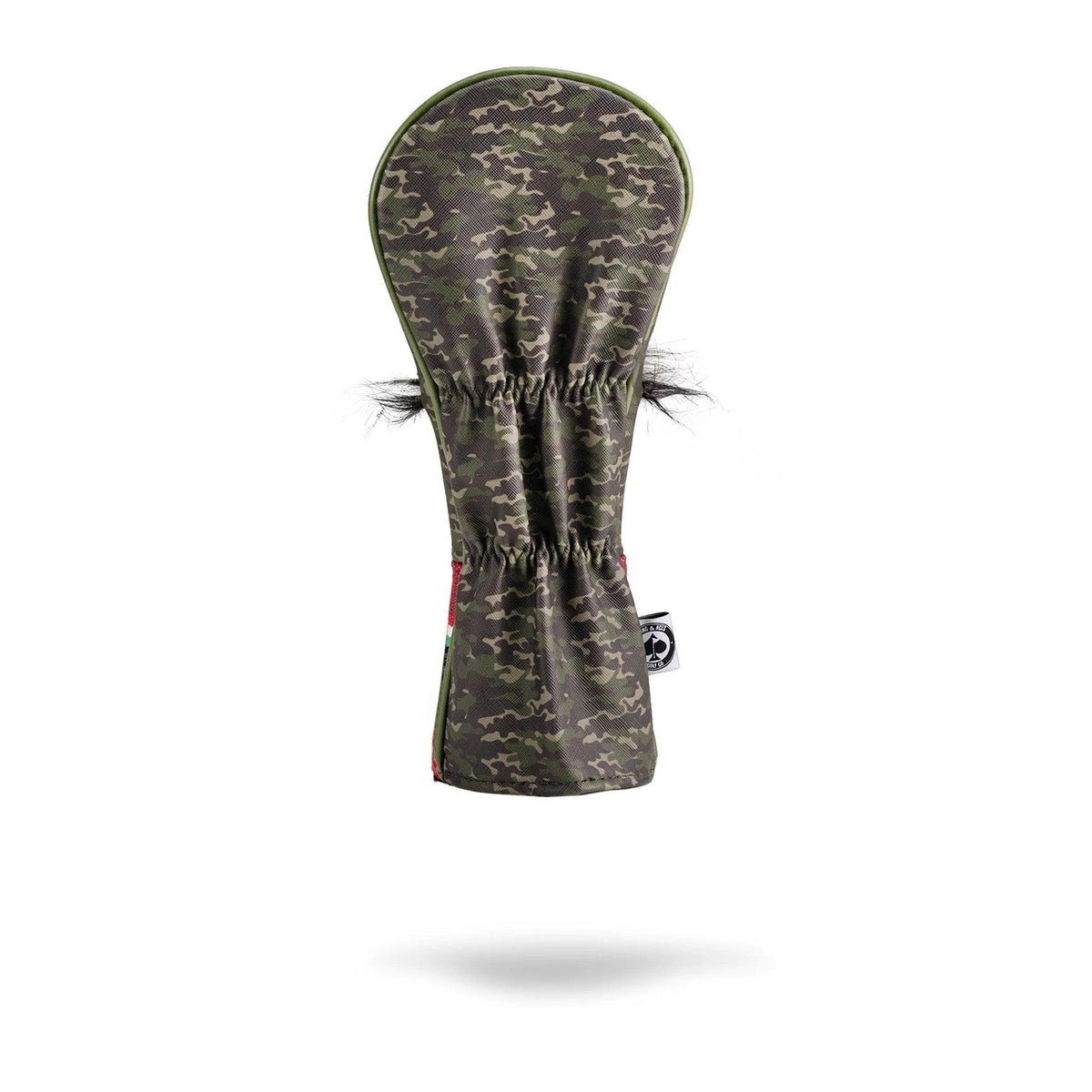 Mustache Sugar Skull - Fairway Cover Green Camo - Get Tight Gear
