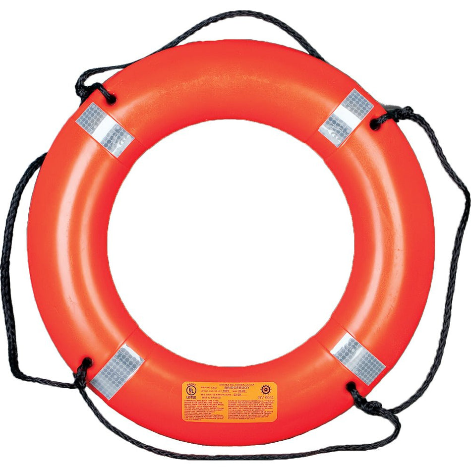 Mustang 30" Ring Buoy w/Reflective Tape - Get Tight Gear