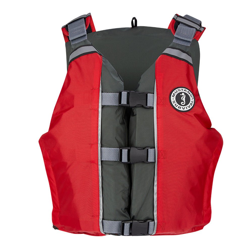 Mustang APF Foam Vest - Universal - Red/Grey - Get Tight Gear
