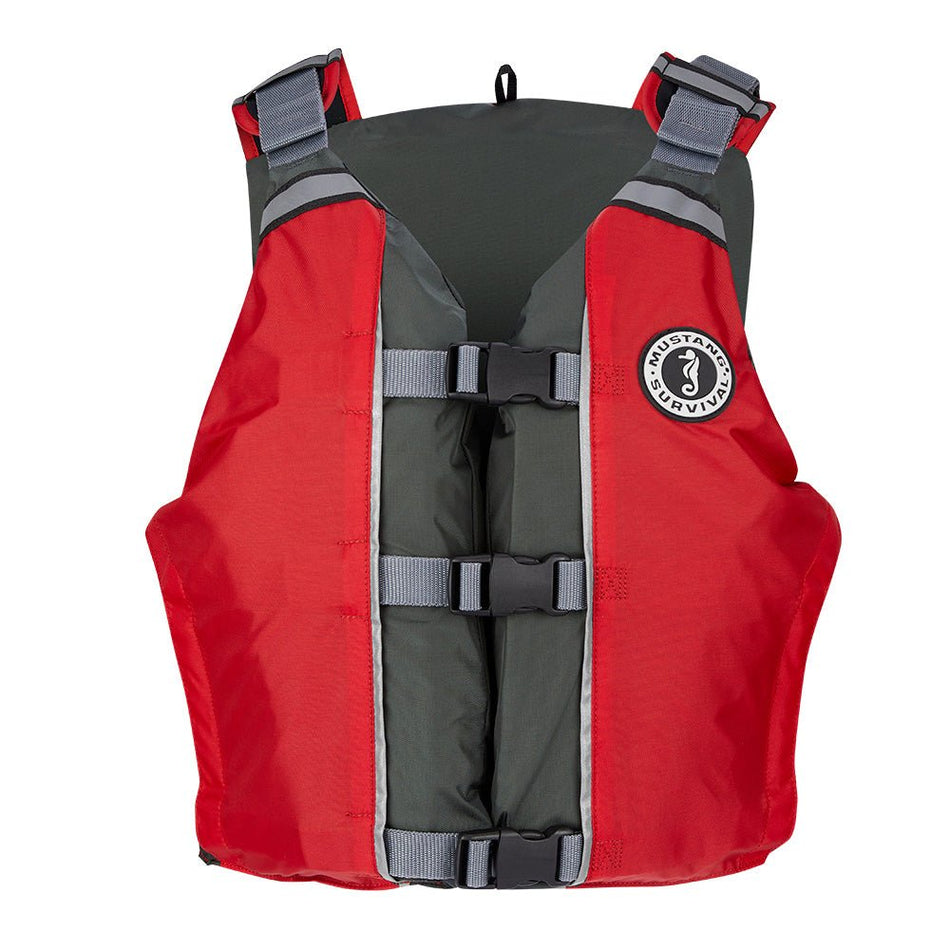 Mustang APF Foam Vest - Universal - Red/Grey - Get Tight Gear