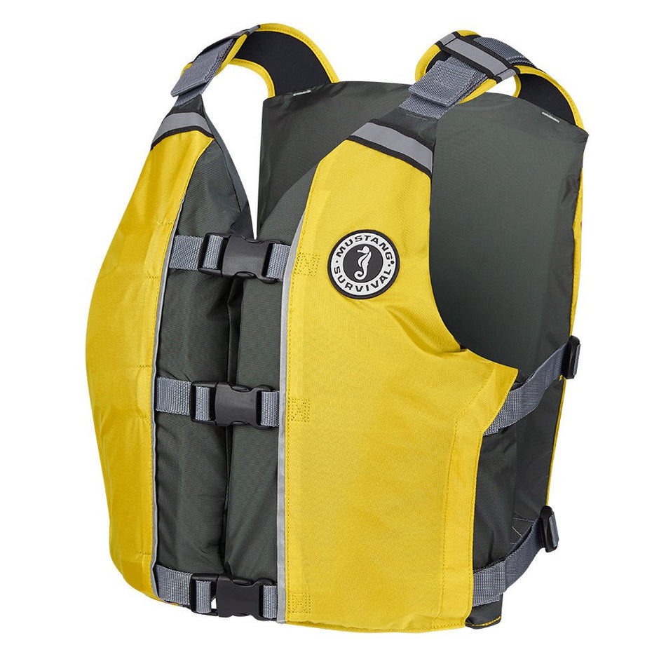 Mustang APF Foam Vest - Universal - Yellow/Grey - Get Tight Gear