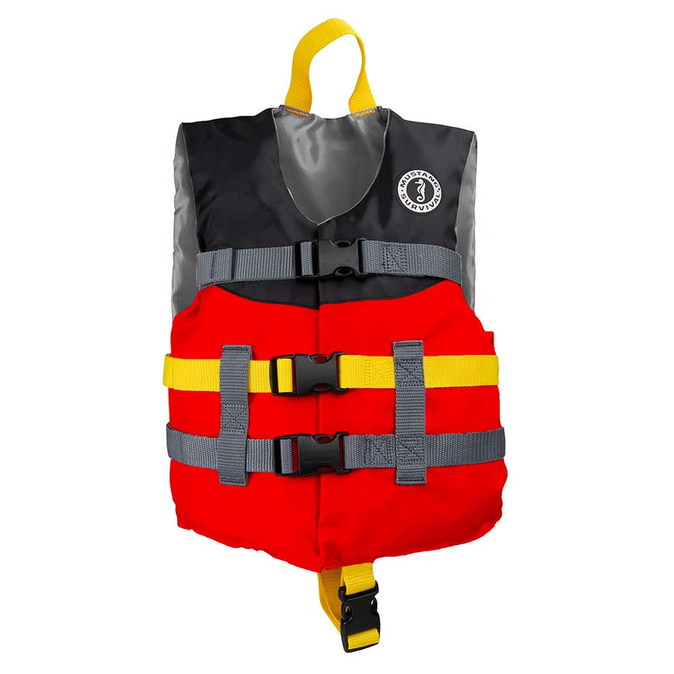 Mustang Child Livery Foam Vest - Red/Black - Get Tight Gear