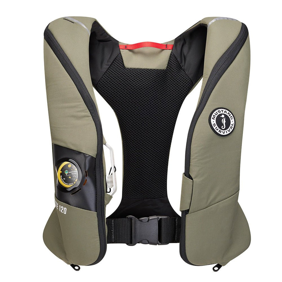 Mustang Elite 120 Coastal Inflatable PFD - Everglade Green - Get Tight Gear