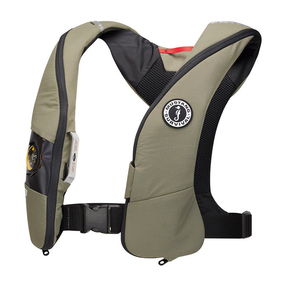 Mustang Elite 120 Coastal Inflatable PFD - Everglade Green - Get Tight Gear