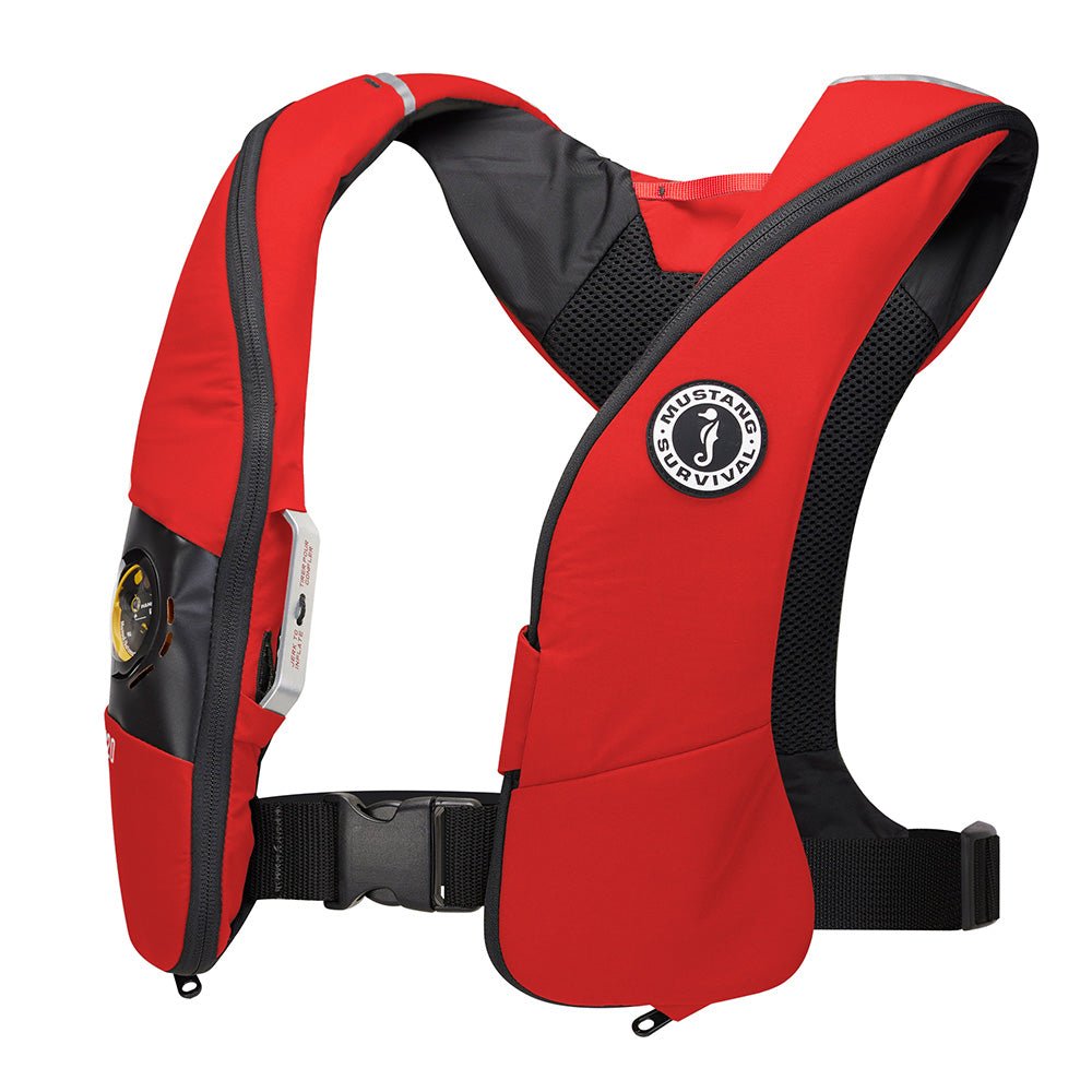 Mustang Elite 120 Coastal Inflatable PFD - Red - Get Tight Gear
