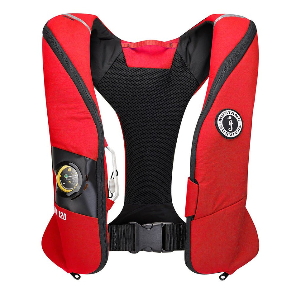 Mustang Elite 120 Coastal Inflatable PFD - Red - Get Tight Gear