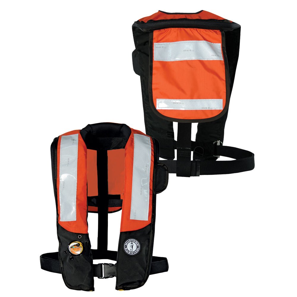 Mustang HIT Inflatable PDF w/SOLAS Reflective Tape - Orange/Black - Automatic/Manual - Get Tight Gear
