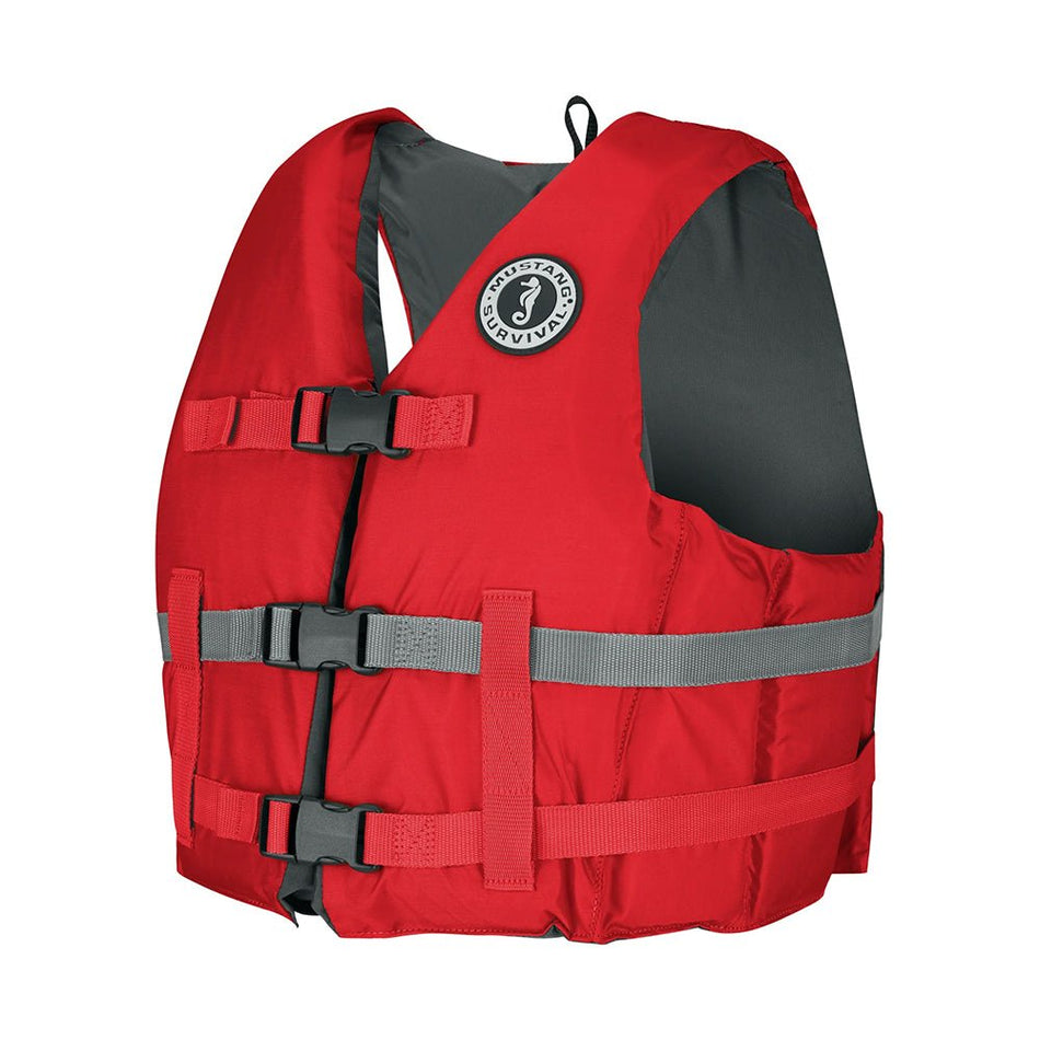 Mustang Livery Foam Vest - M/L - Red - Get Tight Gear
