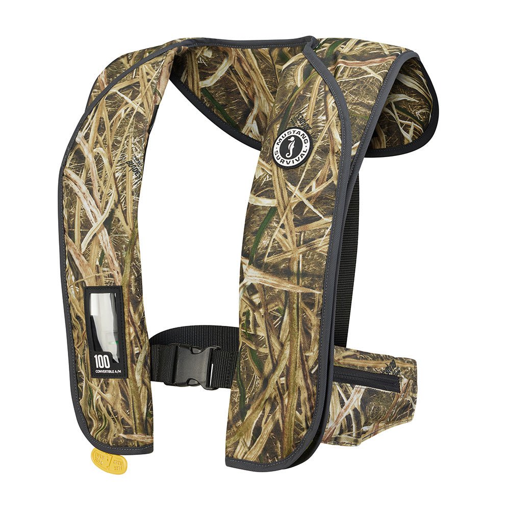 Mustang MIT 100 Convertible Inflatable PFD - Camo - Get Tight Gear