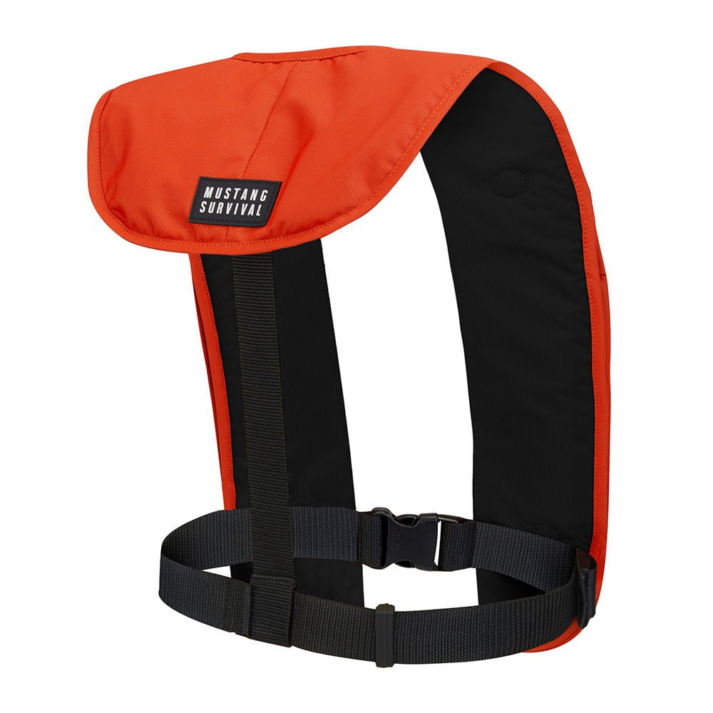 Mustang MIT 100 Inflatable PFD - Orange/Black - Get Tight Gear