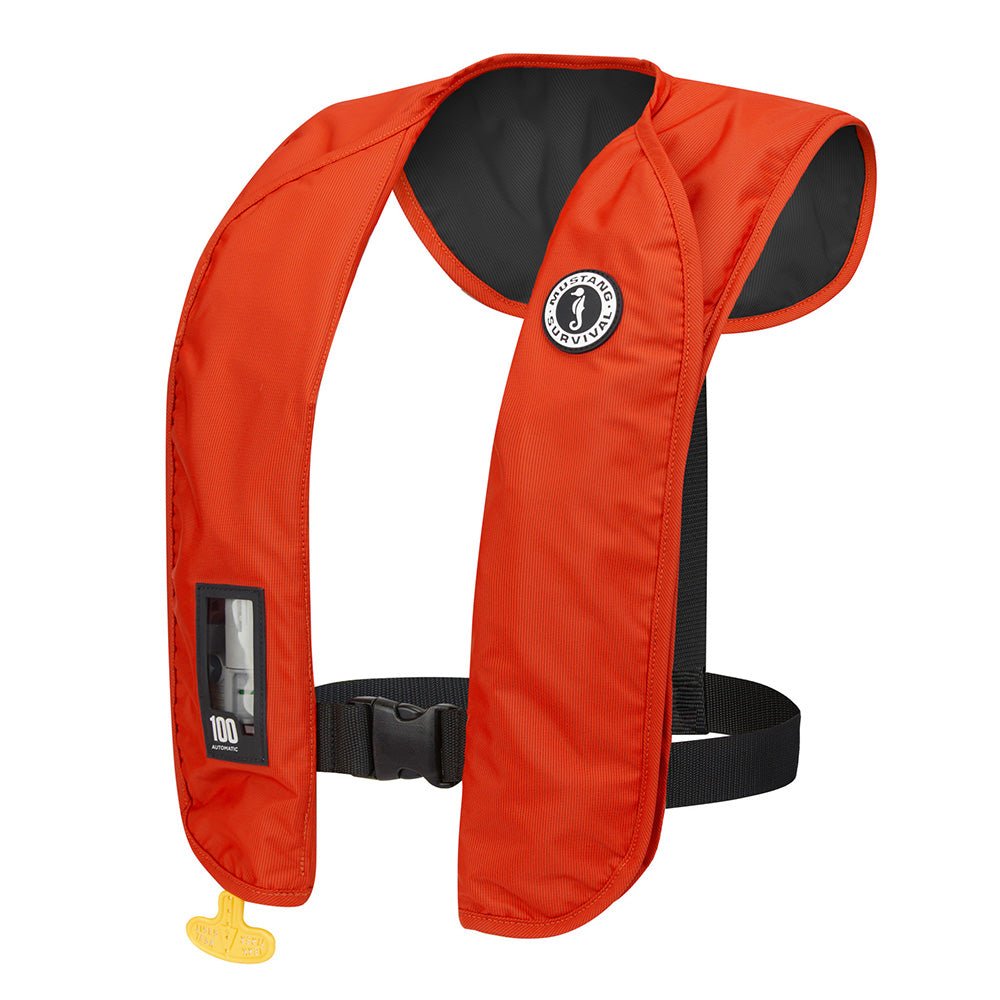 Mustang MIT 100 Inflatable PFD - Orange/Black - Get Tight Gear
