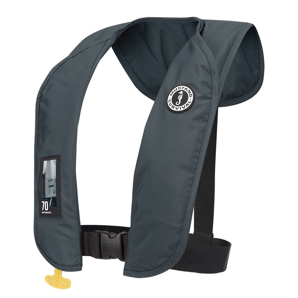 Mustang MIT 70 Automatic Inflatable PFD - Admiral Gray - Get Tight Gear