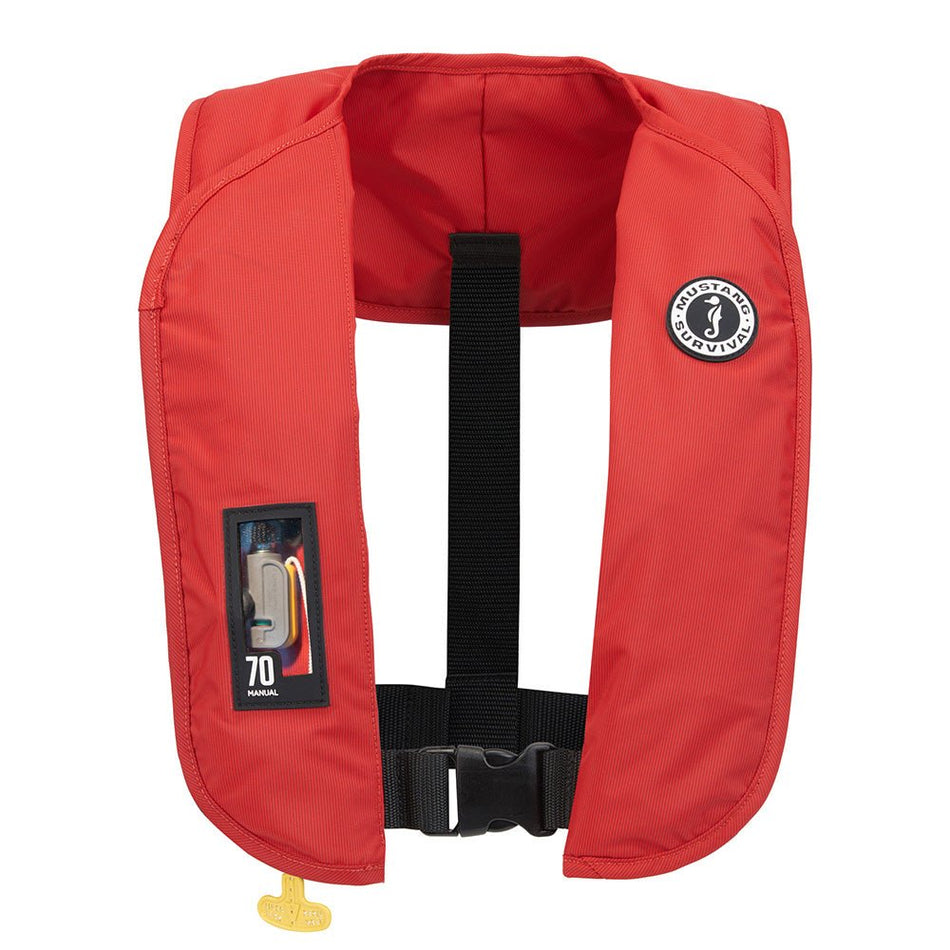 Mustang MIT 70 Manual Inflatable PFD - Red - Get Tight Gear
