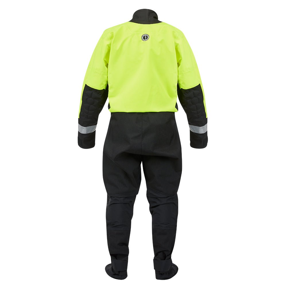 Mustang MSD576 Water Rescue Dry Suit - Fluorescent Yellow Green - Black - Medium - Get Tight Gear