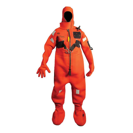 Mustang Neoprene Cold Water Immersion Suit w/Harness - Red - Adult Oversized - Get Tight Gear