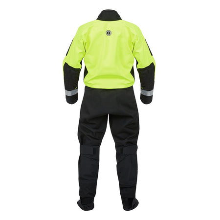 Mustang Sentinel Series Water Rescue Dry Suit - Fluorescent Yellow Green - Black - XS Long - Get Tight Gear