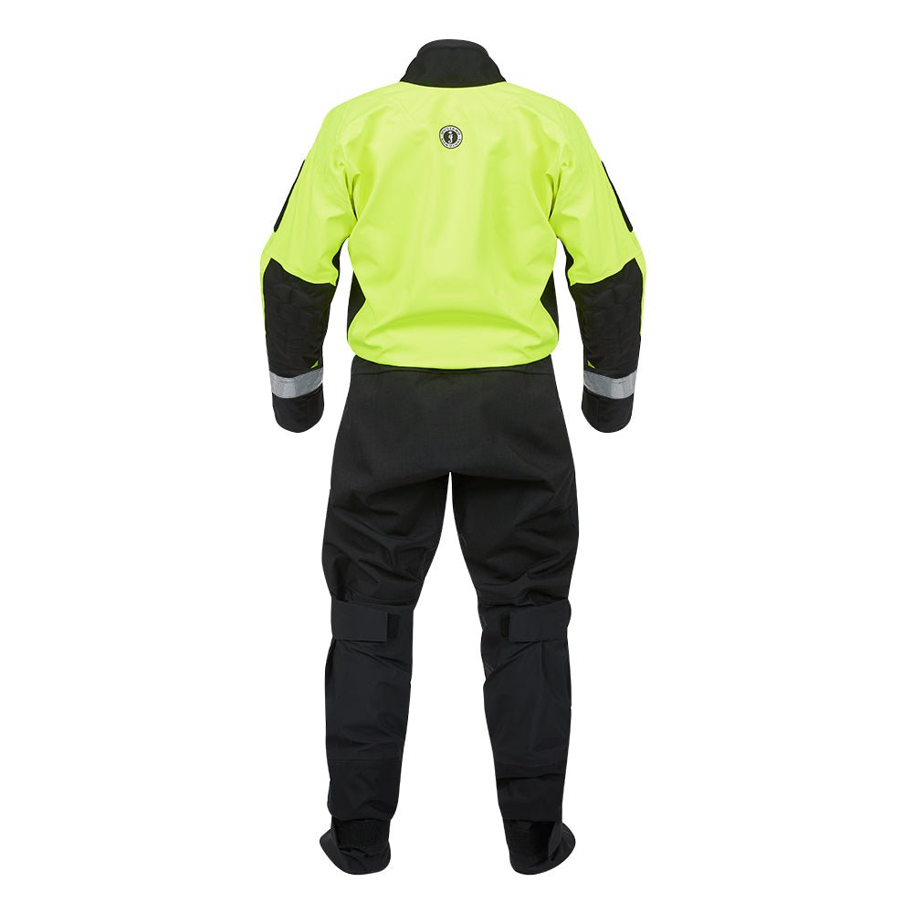 Mustang Sentinel Series Water Rescue Dry Suit - Fluorescent Yellow Green - Black - XS Regular - Get Tight Gear