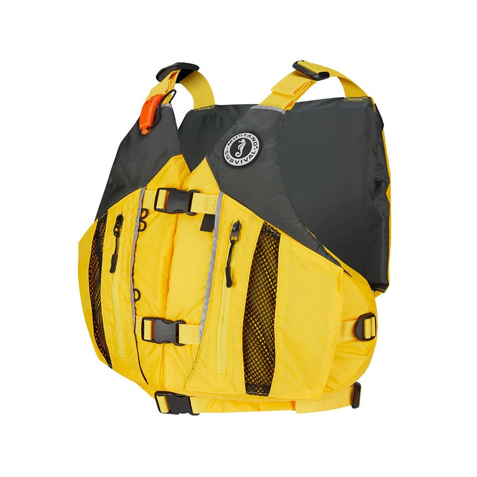 Mustang Solaris Foam Life Vest - M/L - Yellow/Grey - Get Tight Gear