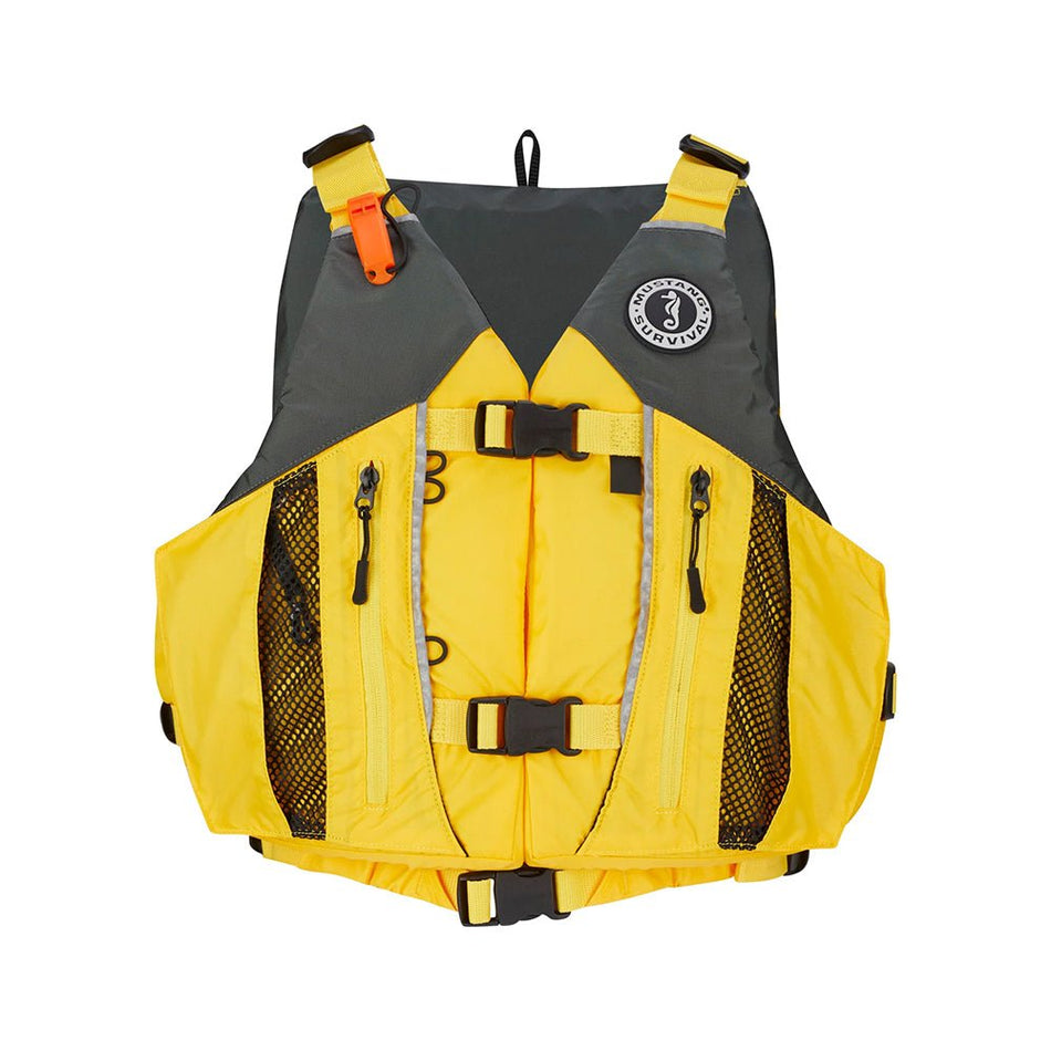 Mustang Solaris Foam Life Vest - XS/S - Yellow/Grey - Get Tight Gear