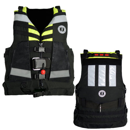 Mustang Swift Water Rescue Vest - Fluorescent Yellow/Green/Black - Universal - Get Tight Gear
