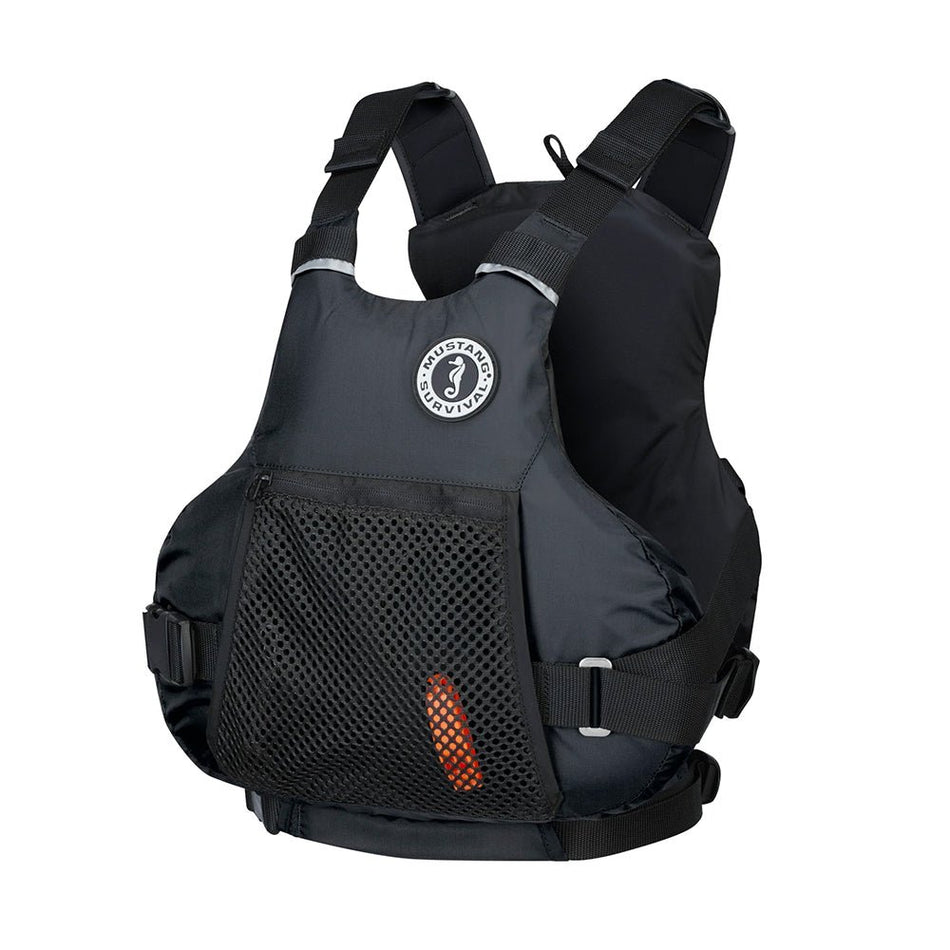 Mustang Vibe Foam Pull - Over Life Vest - L/XL - Black - Get Tight Gear