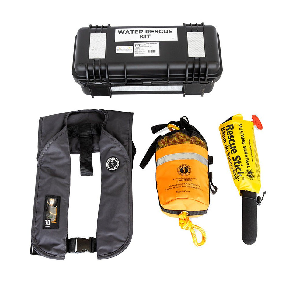 Mustang Water Rescue Kit w/Black Case - Get Tight Gear