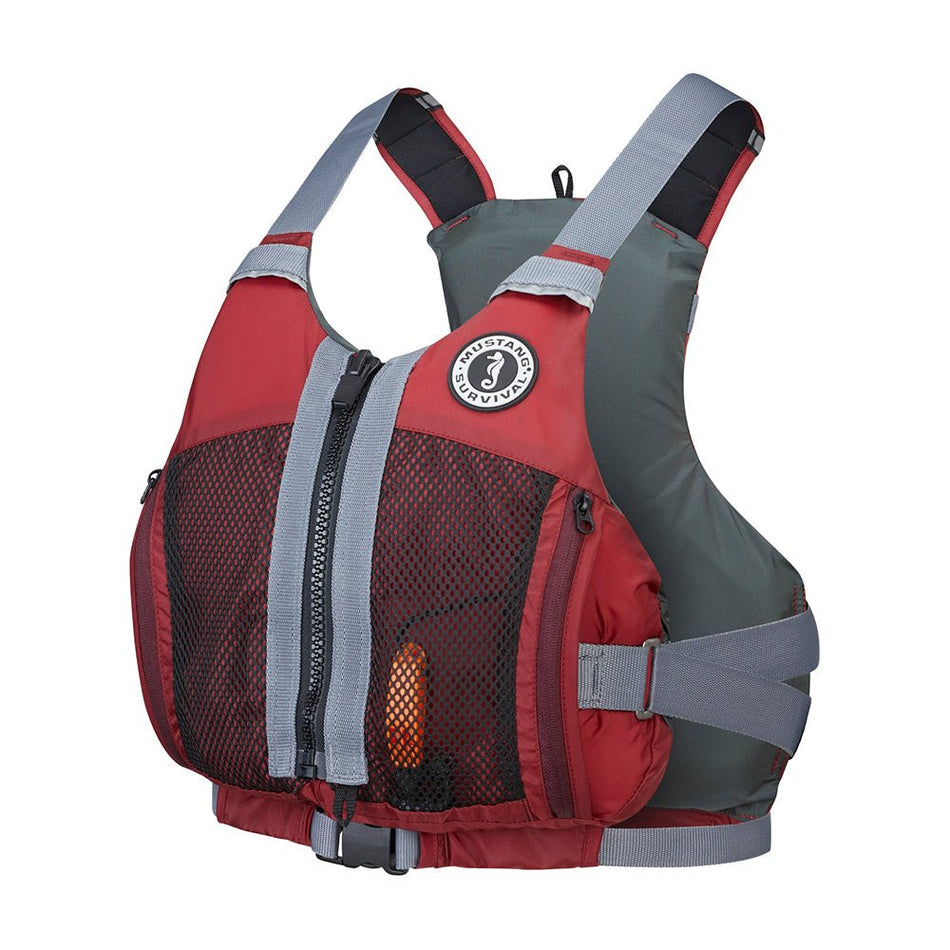Mustang Women's Destiny Foam Vest - L/XL - Merlot - Get Tight Gear