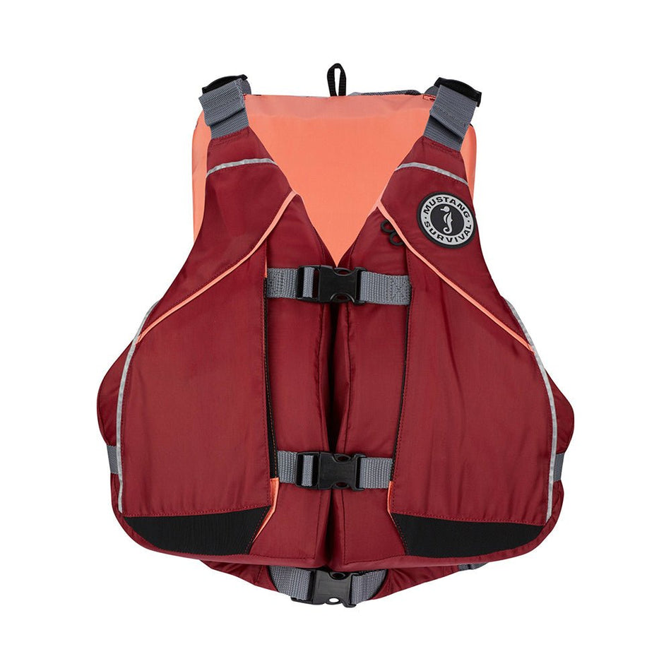 Mustang Women's Moxie Foam Life Vest - M/L - Merlot/Coral - Get Tight Gear