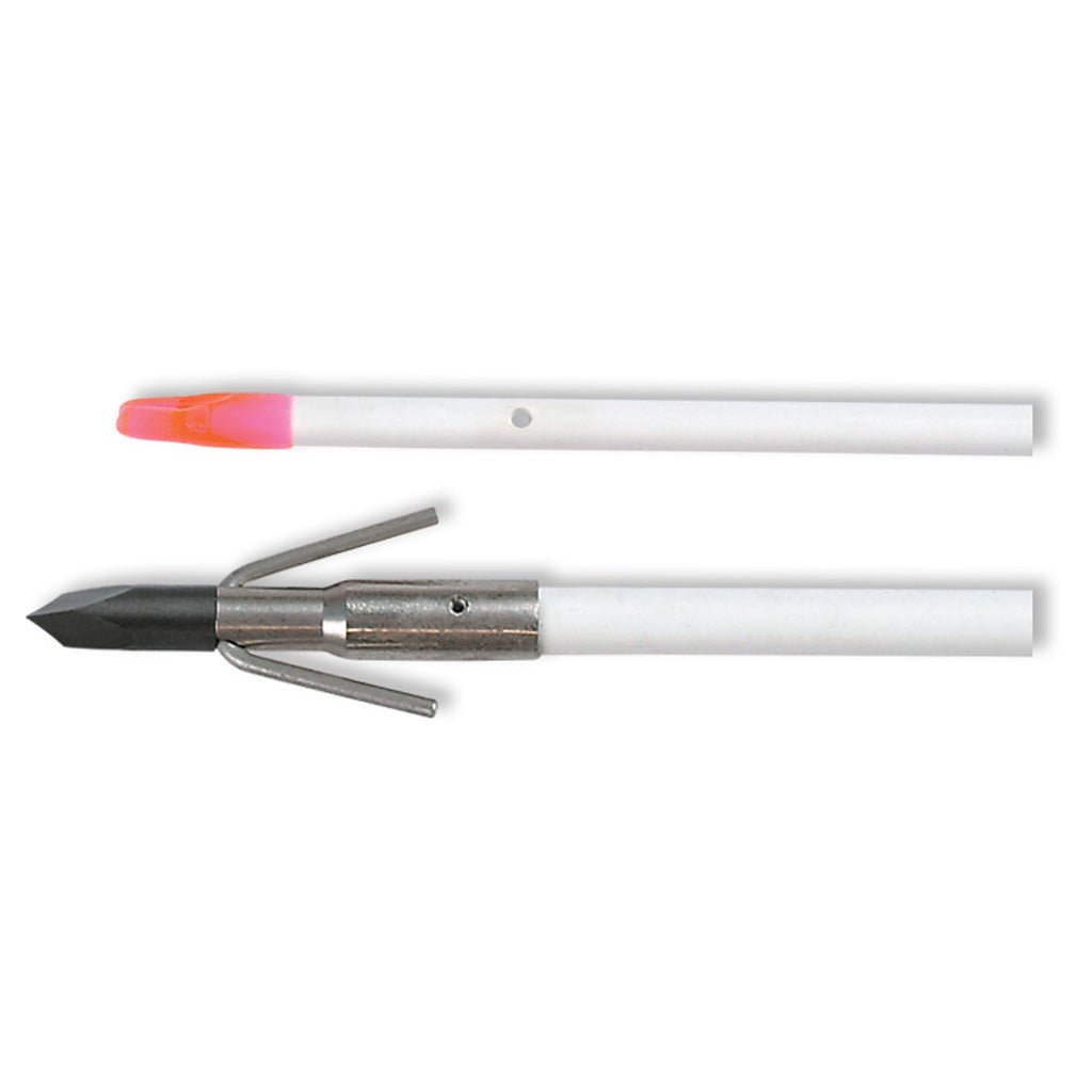 Muzzy Classic Fish Arrow White with Quick Release Gar Point - Get Tight Gear