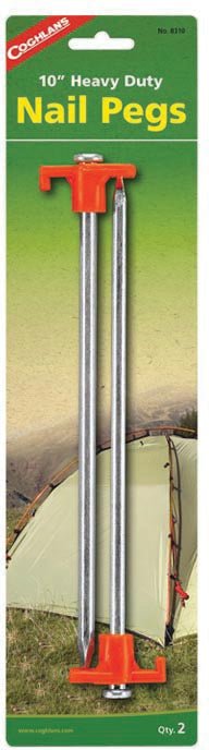 Nail Pegs 10" Bulk - Get Tight Gear