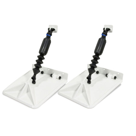 Nauticus Smart Tabs SX 9.5 x 10 - f/13 - 15 Boat w/30 - 40HP - White - Get Tight Gear