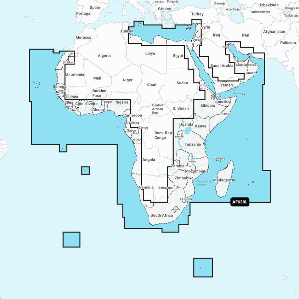 Navionics NAAF630L - Africa & Middle East - Navionics+ - Get Tight Gear