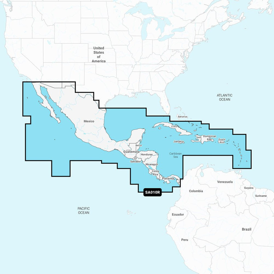 Navionics NASA010R - Central America & Caribbean - Navionics+ - Get Tight Gear