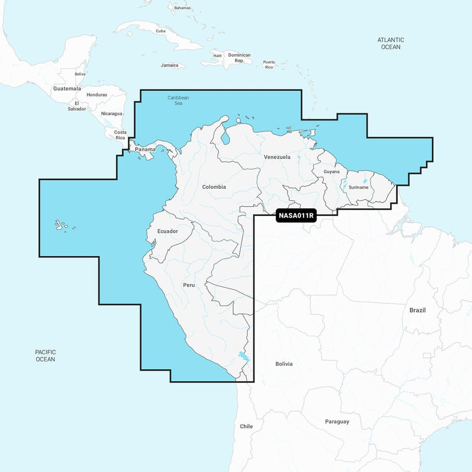 Navionics NASA011R - South America North - Navionics+ - Get Tight Gear