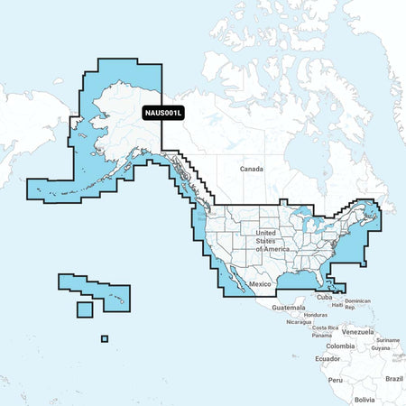 Navionics NAUS001L - U.S. & Coastal Canada - Navionics+ - Get Tight Gear