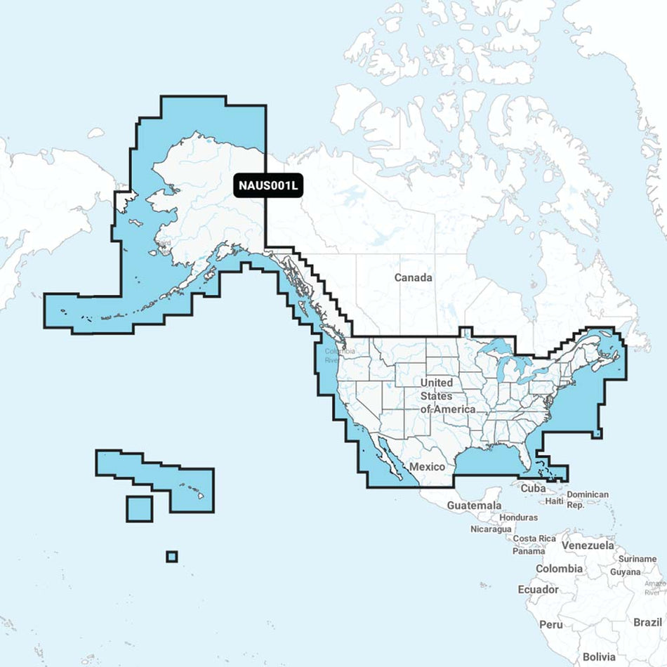 Navionics NAUS001L - U.S. & Coastal Canada - Navionics+ - Get Tight Gear