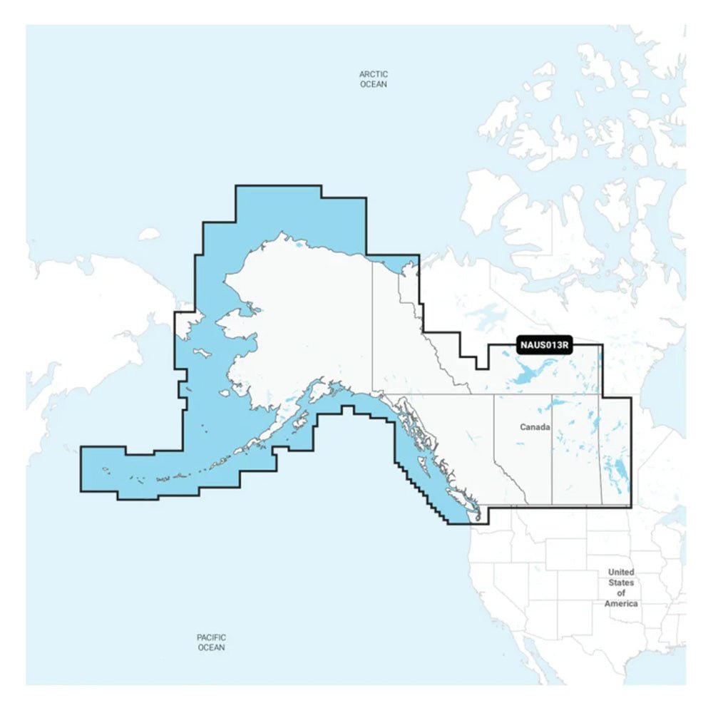 Navionics NAUS013R - Canada, West & Alaska - Navionics+ - Get Tight Gear