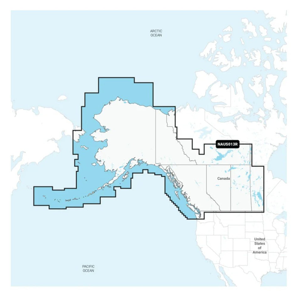 Navionics NAUS013R - Canada, West & Alaska - Navionics+ - Get Tight Gear