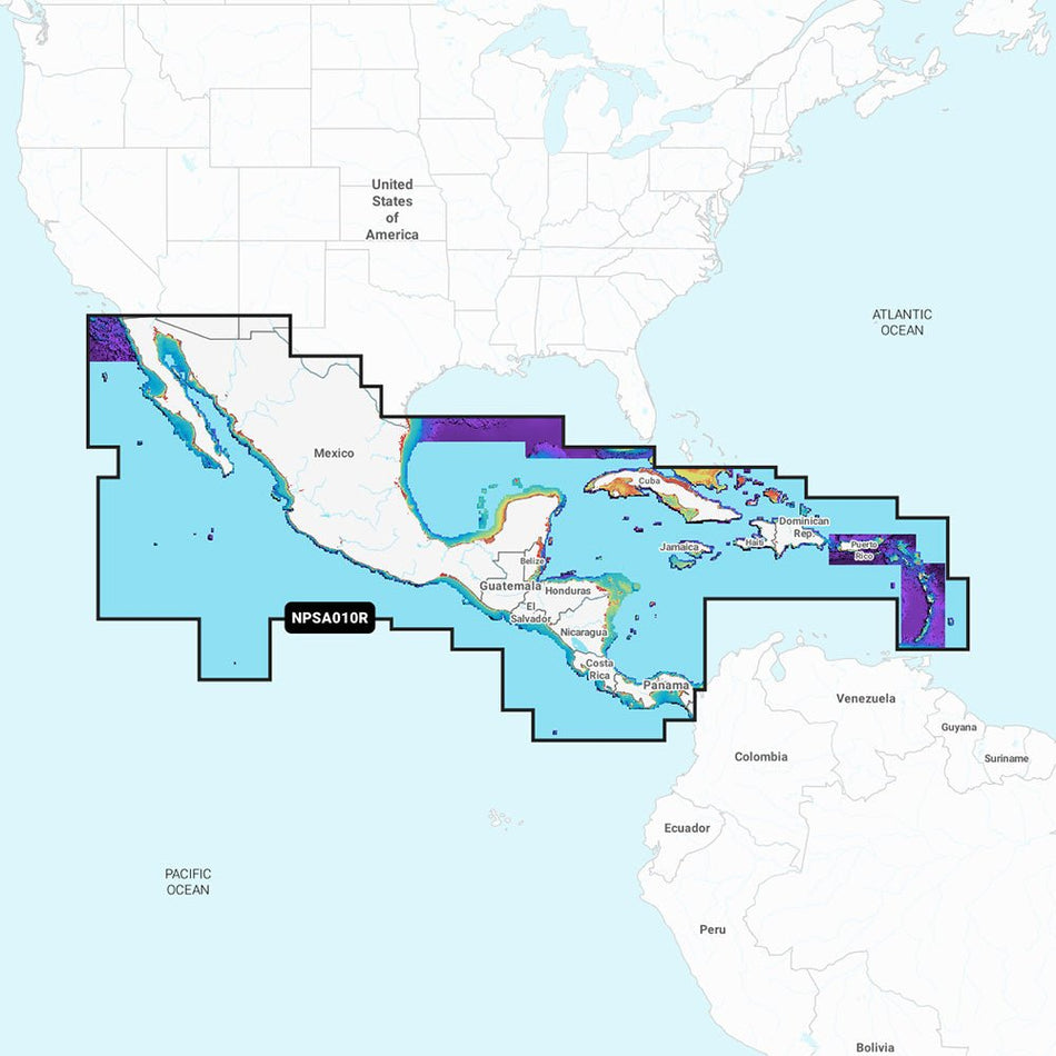 Navionics Platinum+ NPSA010R - Central America & Caribbean - Get Tight Gear