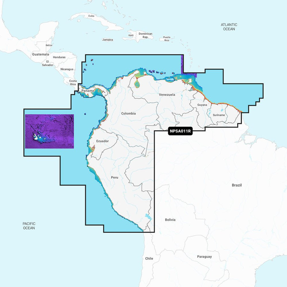 Navionics Platinum+ NPSA011R - South America North - Get Tight Gear